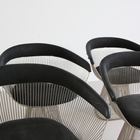 Another set of 4 Arm Chairs by Warren PLATNER, Knoll International Another set of 4 Arm Chairs by Warren PLATNER, Knoll International