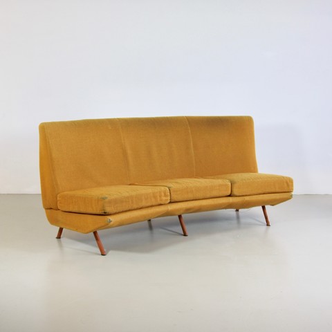 Curved Sofa by Marco Zanuso, 1950s Curved Sofa by Marco Zanuso, 1950s