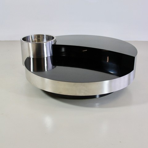 DeLuxe Coffee Table by Willy RIZZO, Sabot 1970's DeLuxe Coffee Table by Willy RIZZO, Sabot 1970's
