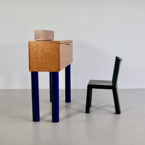 Desk/ Bureau + Chair designed by SOTTSASS and ZANINI 1986 Desk/ Bureau + Chair designed by SOTTSASS and ZANINI 1986