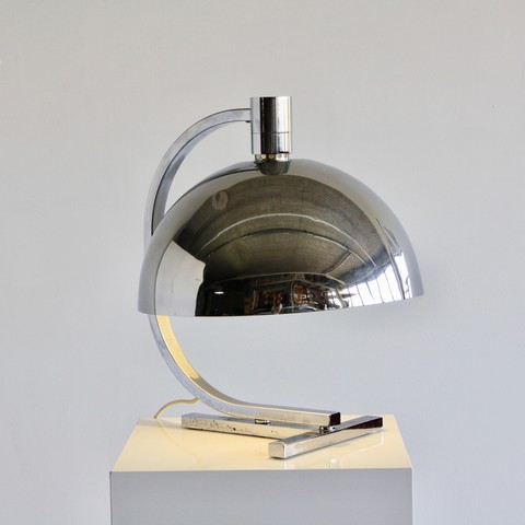EARLY chrome plated Table Lamp by Franco ALBINI, Antonio PIVA & Franca HELG EARLY chrome plated Table Lamp by Franco ALBINI, Antonio PIVA & Franca HELG