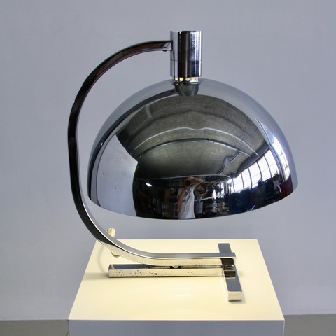 EARLY chrome plated Table Lamp by Franco ALBINI, Antonio PIVA & Franca HELG EARLY chrome plated Table Lamp by Franco ALBINI, Antonio PIVA & Franca HELG