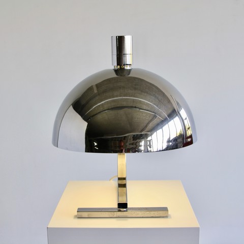 EARLY chrome plated Table Lamp by Franco ALBINI, Antonio PIVA & Franca HELG EARLY chrome plated Table Lamp by Franco ALBINI, Antonio PIVA & Franca HELG