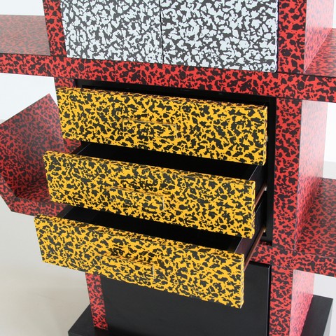 Ettore SOTTSASS - CASABLANCA Shelf, 1981 Ettore SOTTSASS - CASABLANCA Shelf, 1981