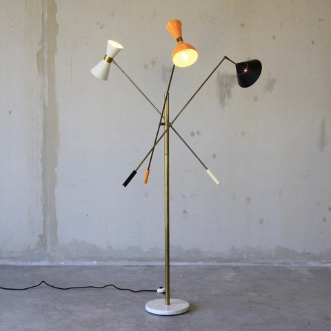 Italian Floor Lamp, 1950's Italian Floor Lamp, 1950's