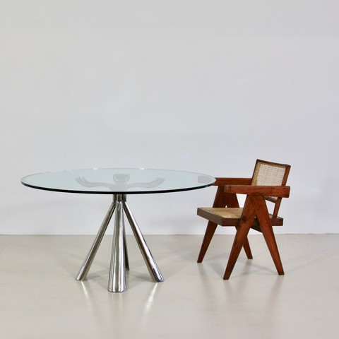 Pair of Pierre Jeanneret Cane Chair for Chandigarh, 1950's. Pair of Pierre Jeanneret Cane Chair for Chandigarh, 1950's.