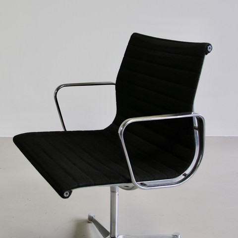 PAIR of Very Early EAMES Aluminium Chairs, 1950's PAIR of Very Early EAMES Aluminium Chairs, 1950's
