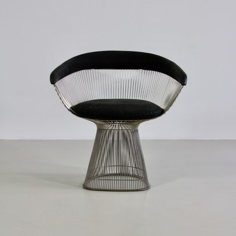 Set of 4 Arm Chairs by Warren PLATNER, Knoll International Set of 4 Arm Chairs by Warren PLATNER, Knoll International