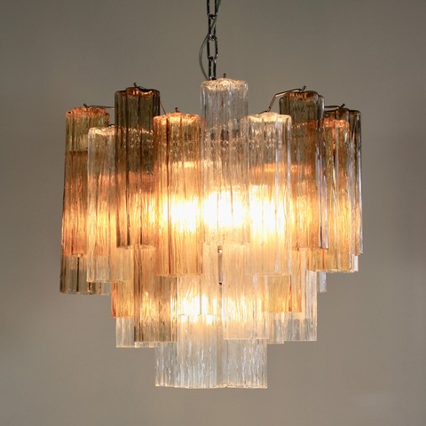 Tronchi MURANO Glass Chandelier (3 colours), Italy Tronchi MURANO Glass Chandelier (3 colours), Italy
