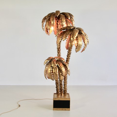 Very Large Palm Tree Lamp, France Very Large Palm Tree Lamp, France