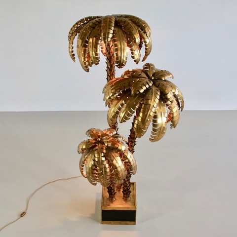 Very Large Palm Tree Lamp, France Very Large Palm Tree Lamp, France
