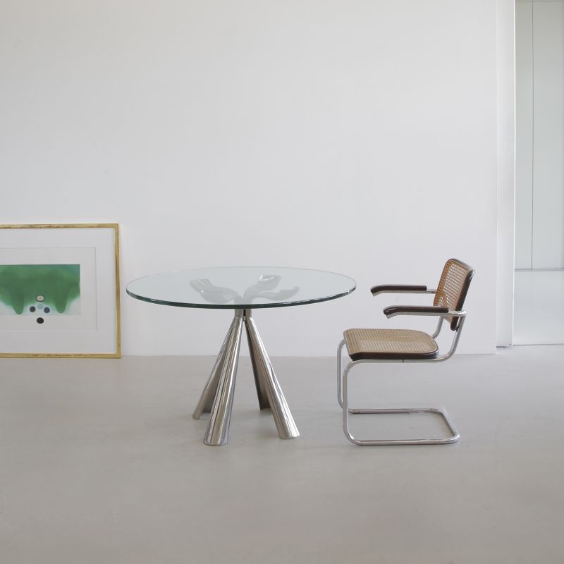 Round Dining Table by Vittorio INTROINI for SAPORITI, 1972