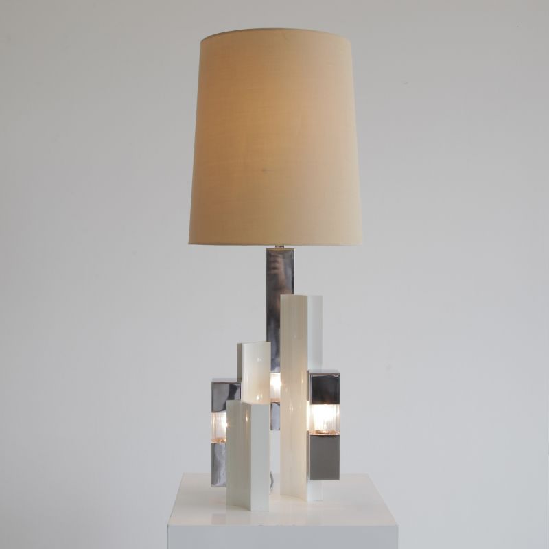 Table Lamp 'CUBIC' by Gaetano SCIOLARI, 1970s