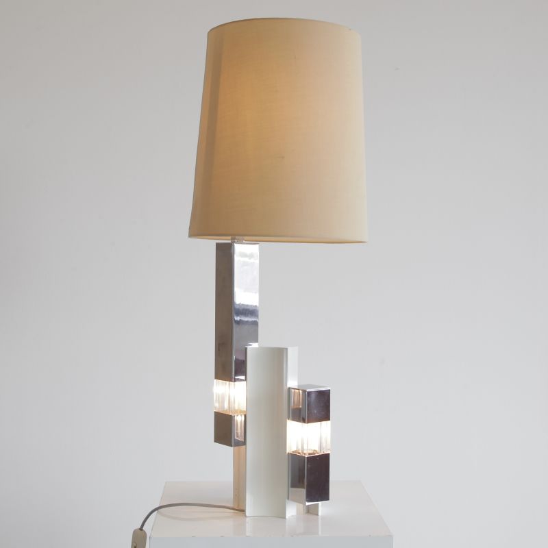 Table Lamp 'CUBIC' by Gaetano SCIOLARI, 1970s
