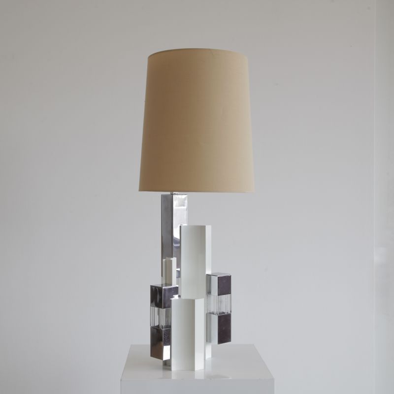 Table Lamp 'CUBIC' by Gaetano SCIOLARI, 1970s