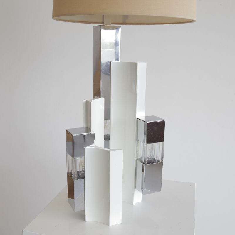 Table Lamp 'CUBIC' by Gaetano SCIOLARI, 1970s