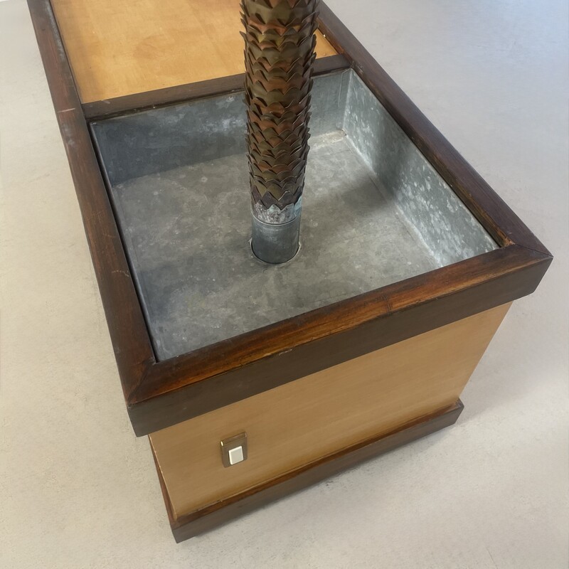 1960s Brass Palm Tree Lamp by Sergio BUZZI, Italy