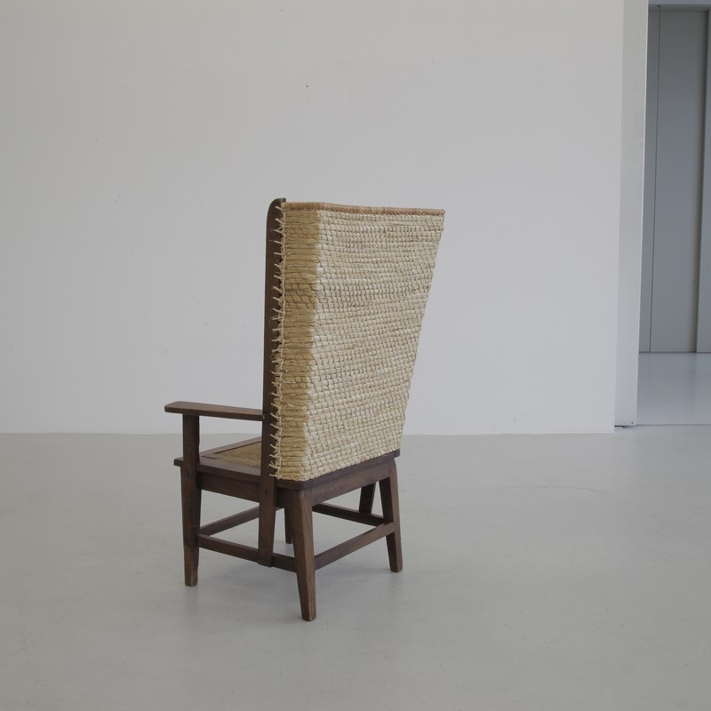 ARTS & CRAFTS Highback Chair designed by Chris Wegerif, c1905