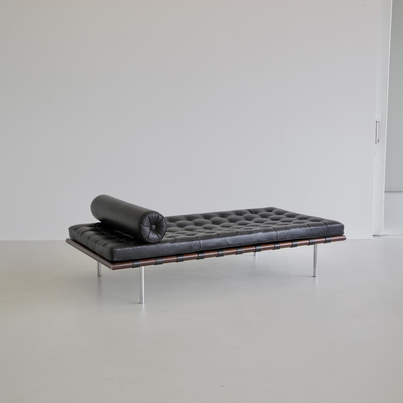 BARCELONA DAY BED, designed by Mies van der Rohe