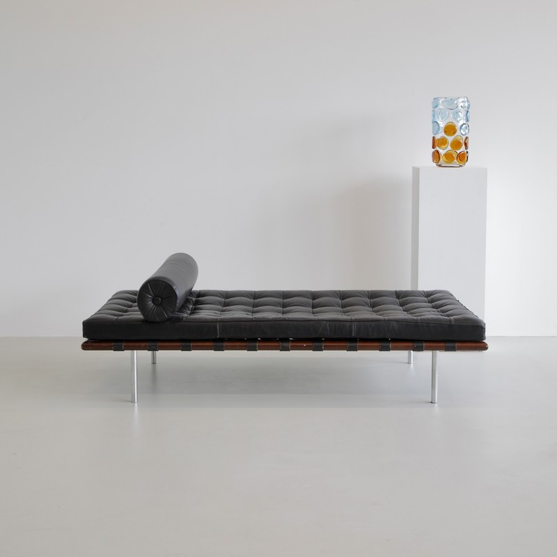 BARCELONA DAY BED, designed by Mies van der Rohe