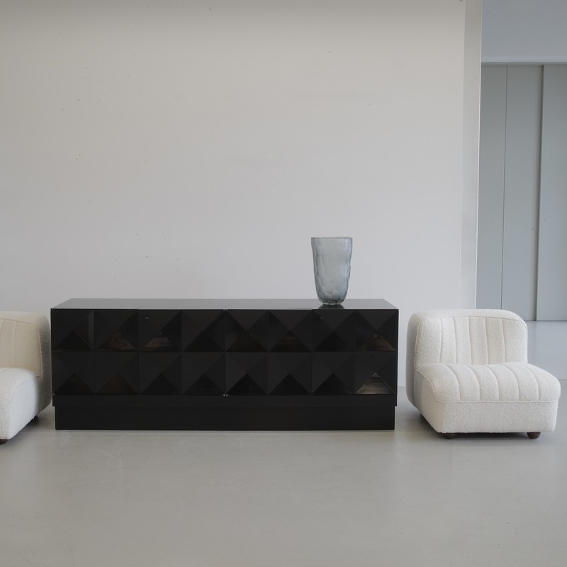 Brutalist Lowboard by DE CONE, Belgium, 1970s