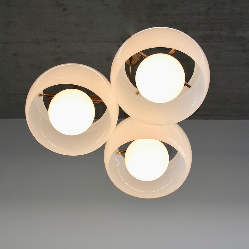 Ceiling Lamp TRICLINIO designed by Vico MAGISTRETTI for Artemide, 1961