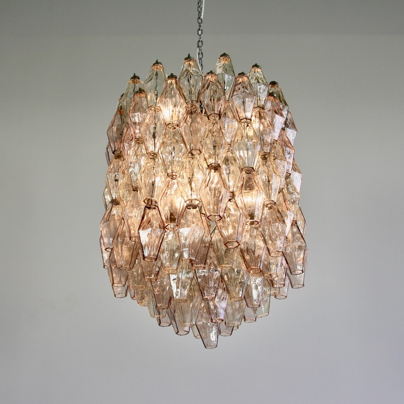 Chandelier by Carlo SCARPA, Murano Glass, 1960