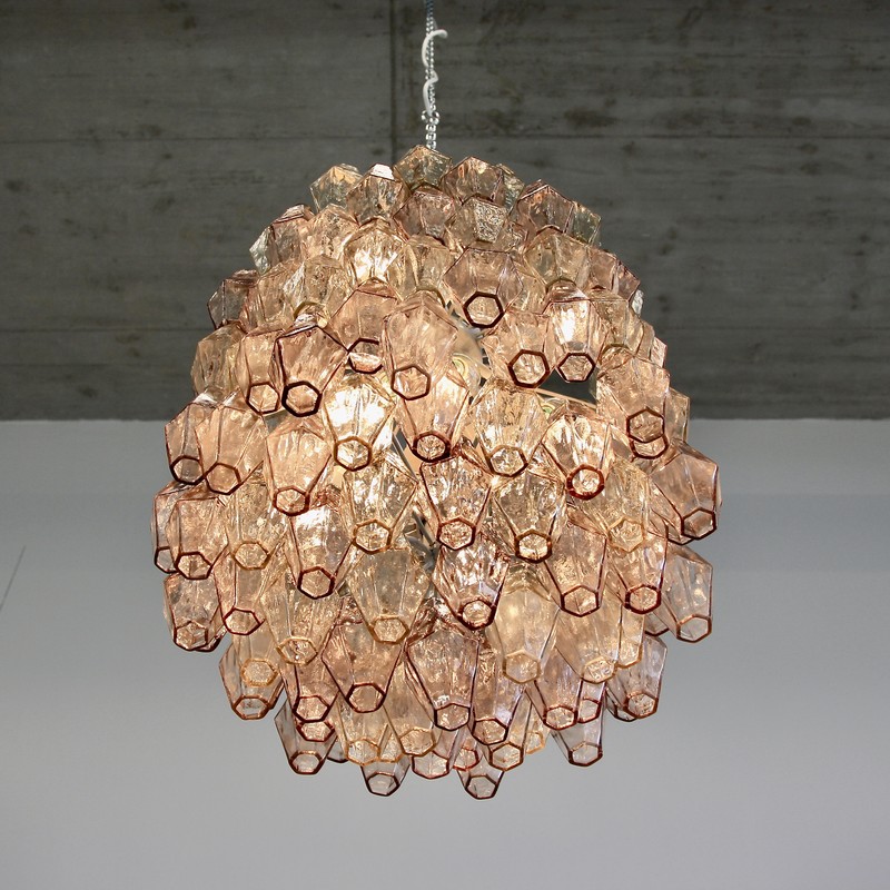 Chandelier by Carlo SCARPA, Murano Glass, 1960