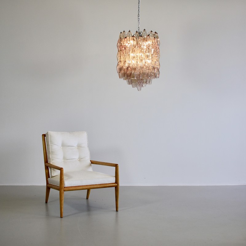 Chandelier by Carlo SCARPA, Murano Glass, 1960