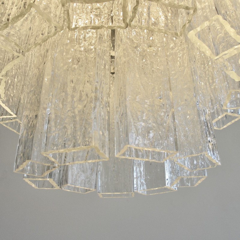 Chandelier by Fratelli TOSO. 1960s- spaceandchrome.com