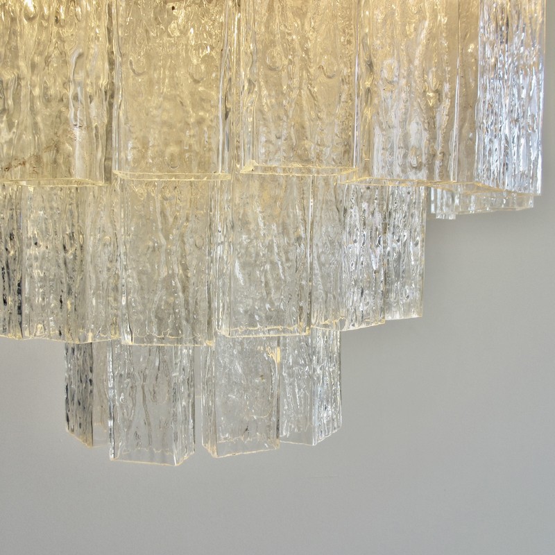 Chandelier by Fratelli TOSO. 1960s- spaceandchrome.com