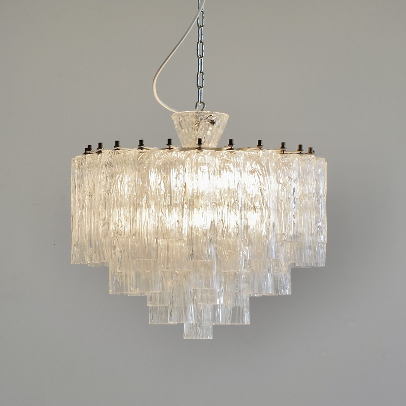 Corteccia Glass Chandelier, MURANO 1960s