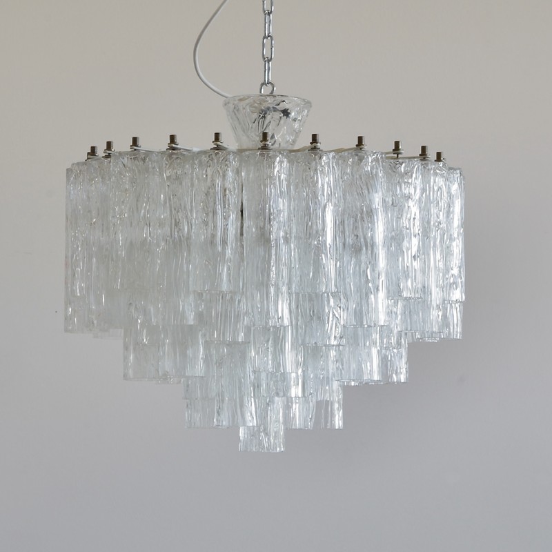 Corteccia Glass Chandelier, MURANO 1960s