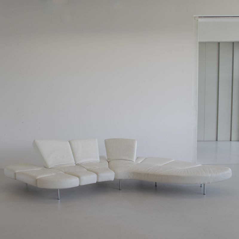 Cream Coloured "FLAP" Sofa designed by Francesco BINFARE for EDRA