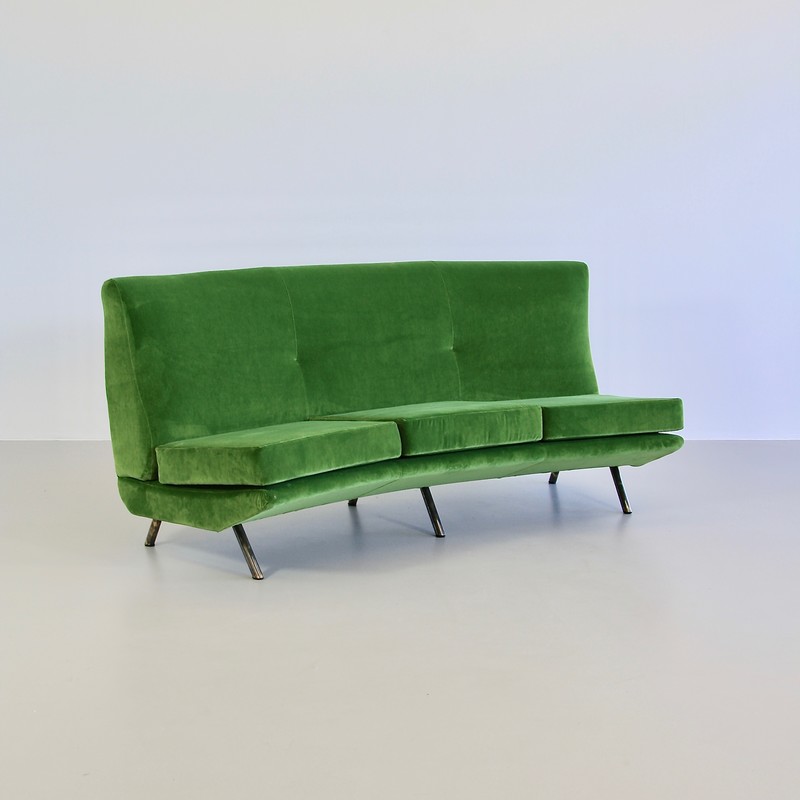 Curved Sofa by Marco Zanuso, 1950