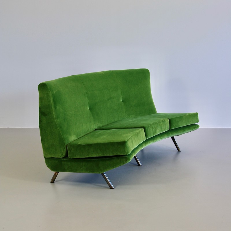 Curved Sofa by Marco Zanuso, 1950