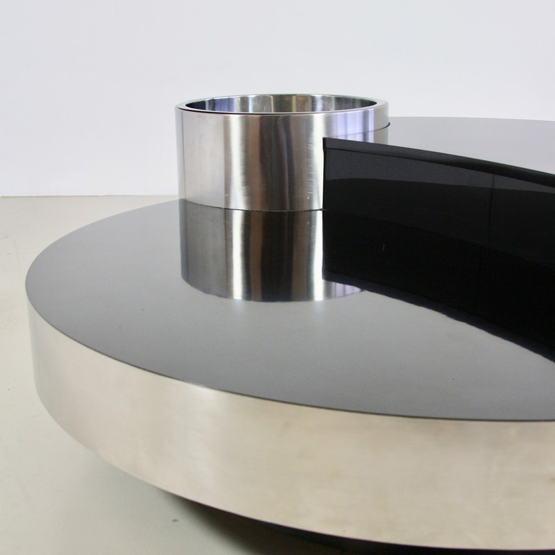 DeLuxe Coffee Table by Willy RIZZO, Sabot 1970