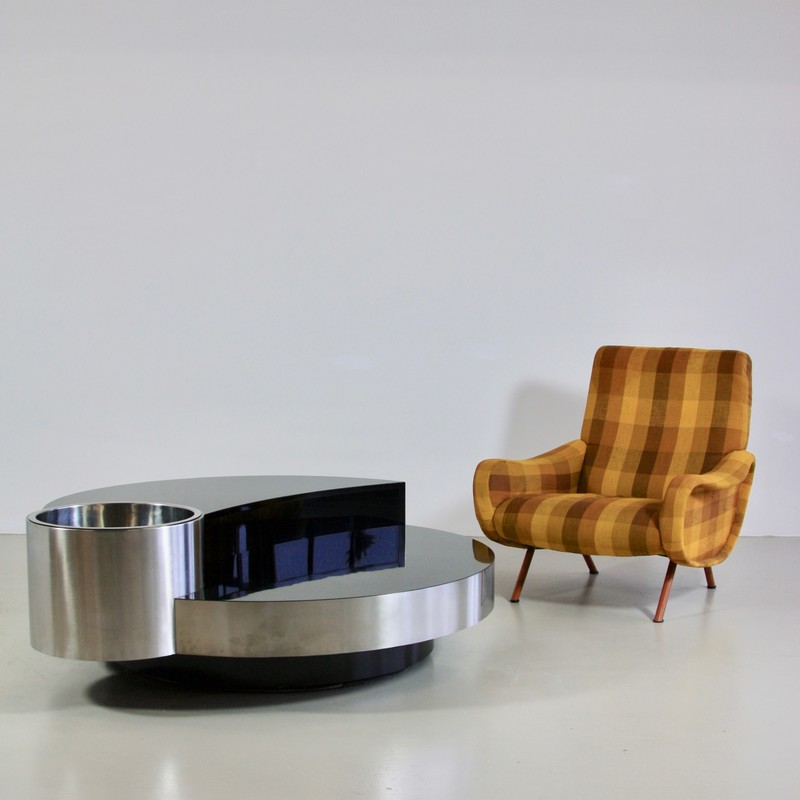 DeLuxe Coffee Table by Willy RIZZO, Sabot 1970