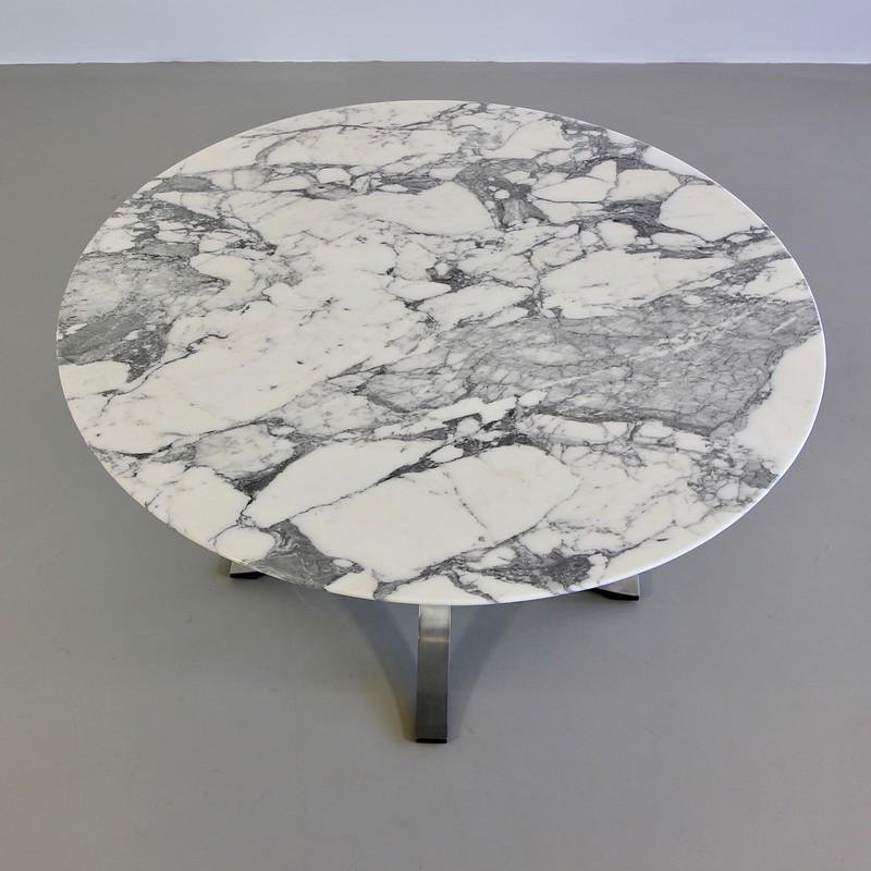 Dining Table by Osvaldo BORSANI & Eugenio GERLI with marble top, 1963/64