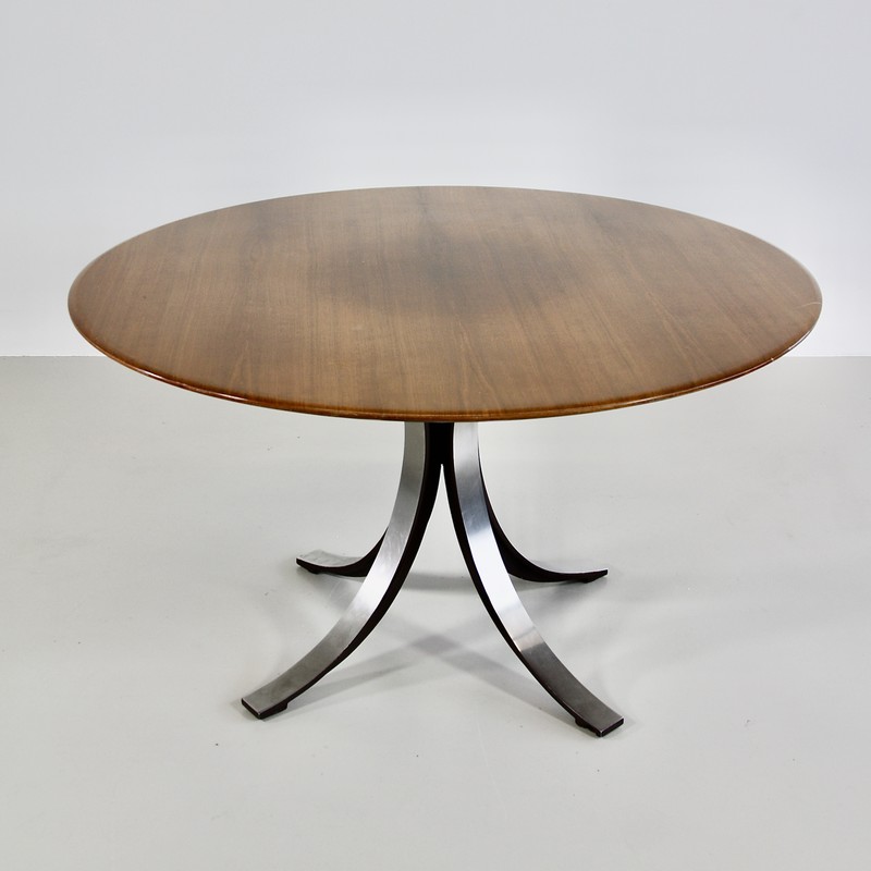 Dining Table by Osvaldo BORSANI & Eugenio GERLI with wooden top, 1963/64