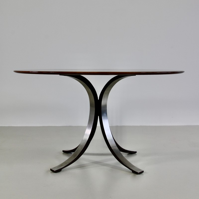 Dining Table by Osvaldo BORSANI & Eugenio GERLI with wooden top, 1963/64