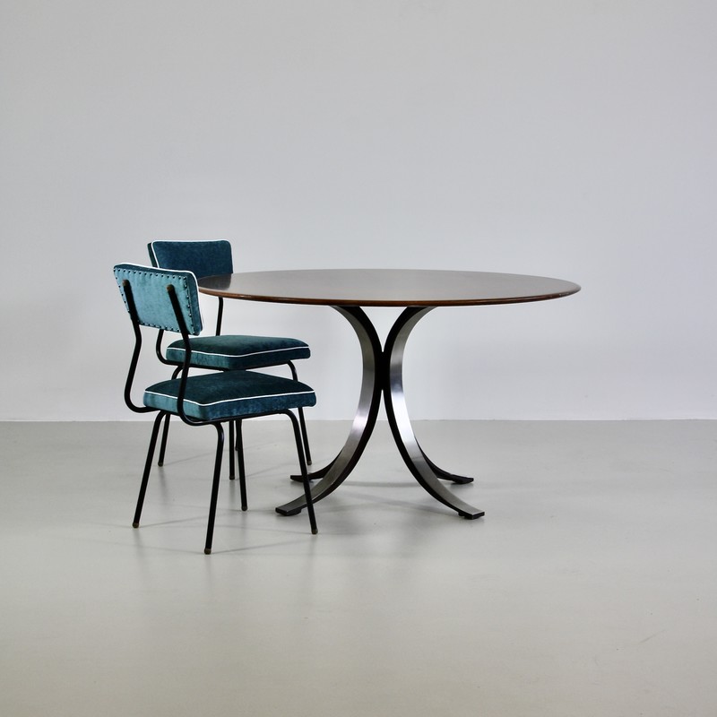 Dining Table by Osvaldo BORSANI & Eugenio GERLI with wooden top, 1963/64