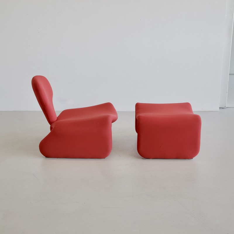 DJINN Chair & Footstool by Olivier MOURGUE for AIRBORNE