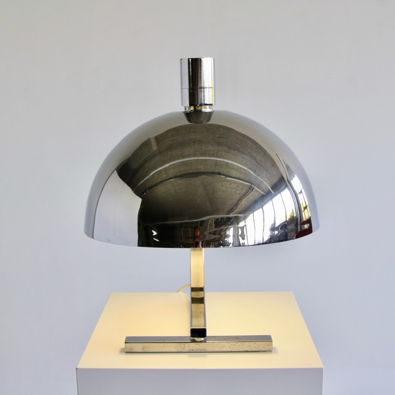 EARLY chrome plated Table Lamp by Franco ALBINI, Antonio PIVA & Franca HELG