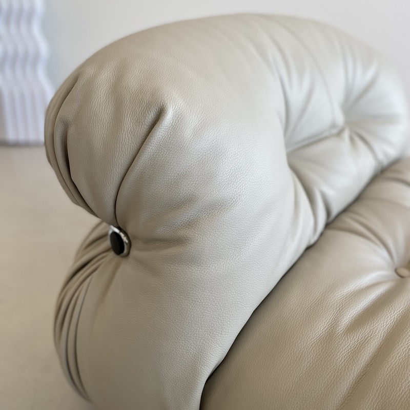 Fine Leather SORIANA Chaiselongue von Tobia & Afra Scarpa for CASSINA