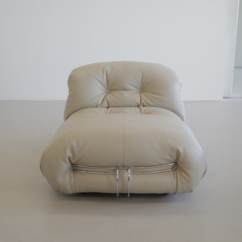 Fine Leather SORIANA Chaiselongue von Tobia & Afra Scarpa for CASSINA