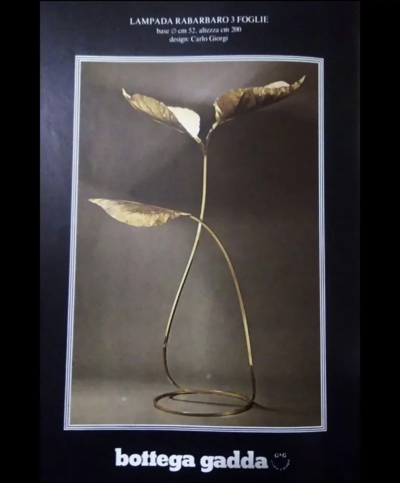 Floor Lamp by Carlo GIORGI for Bottega Gadda, Milano 1970s