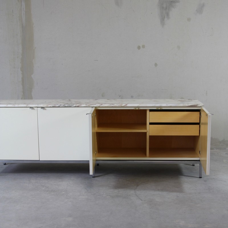 Florence KNOLL Credenza/ Sideboard with marble, 1961