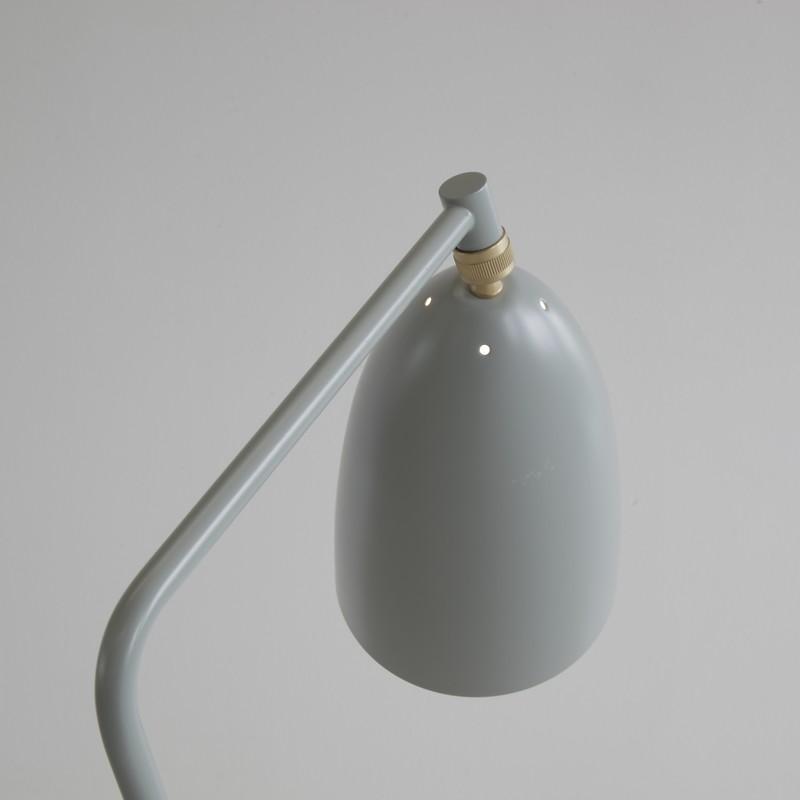 Gräshoppa Floor Lamp (blue-grey) by Gubi