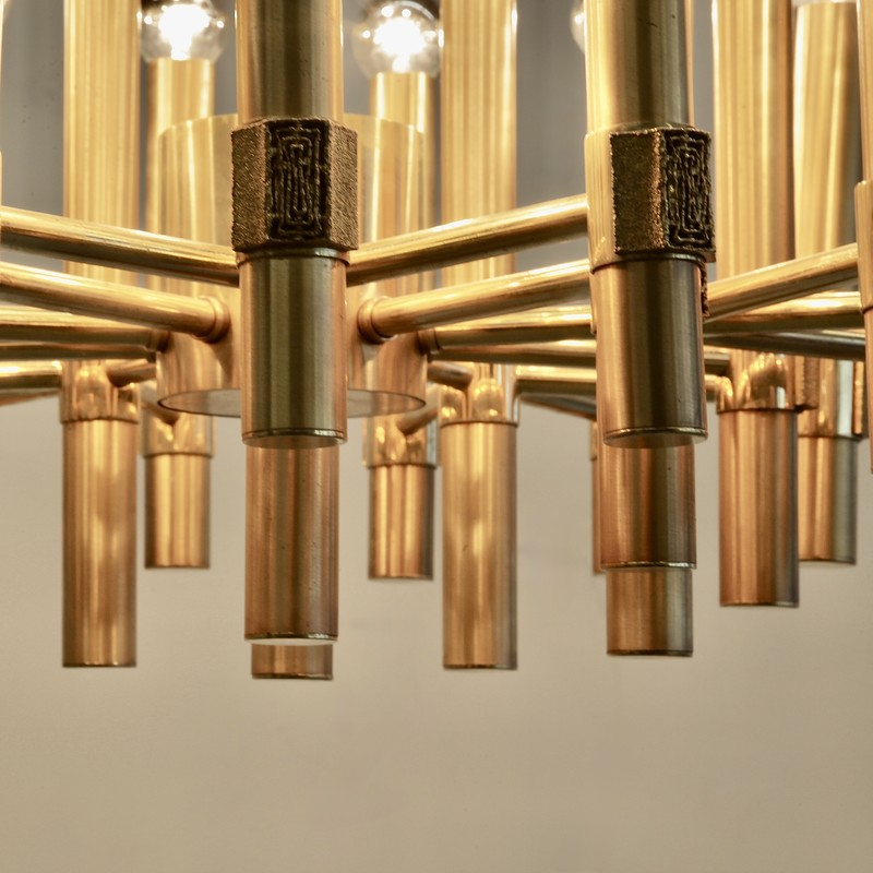 Large Chandelier designed by Angelo BROTTO for ESPERIA, 1960s